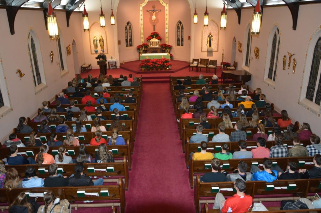 St. Joseph Catholic Church holds Mass and reception for Fargo North